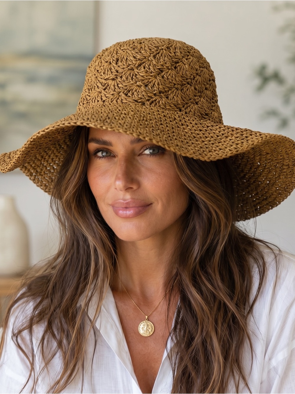 VINTAGE MIDWEST GLOVES & GEAR Packable Wide Brim Floppy Hat